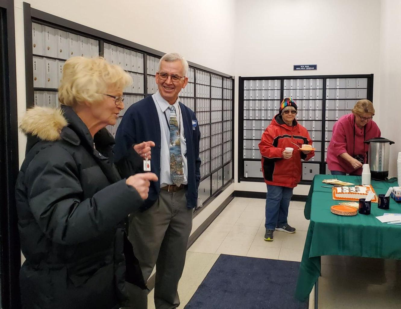 Hemingford Postmaster Celebrating Retirement